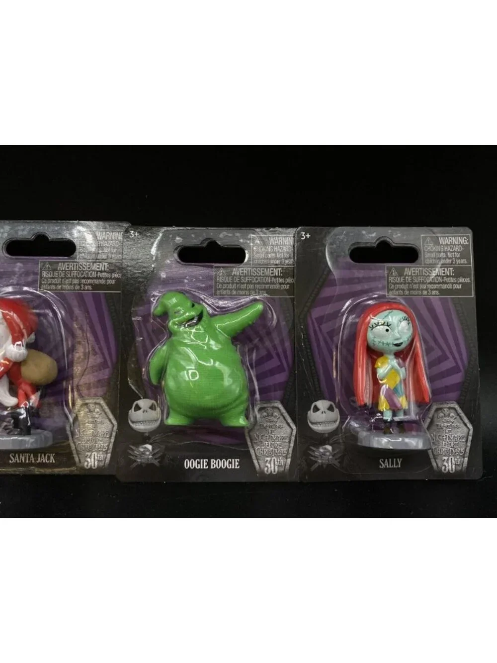 Nightmare Before Christmas Zero Sally Oogie Jack Skellington Mini Figure LOT 5
